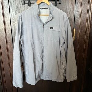 Travis Mathew Gray Lightweight Shirt Jacket